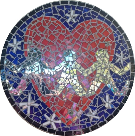 Heart and People Mosaic 